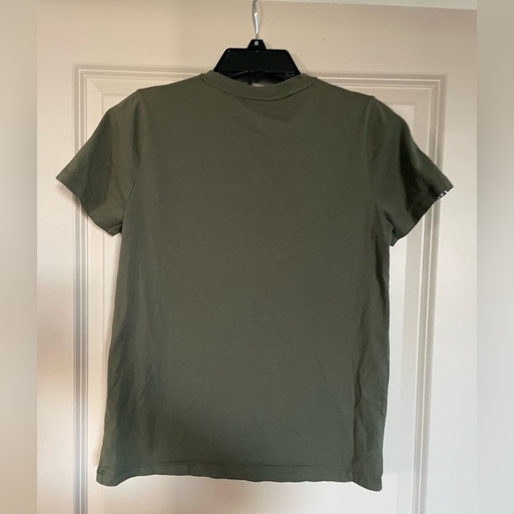 Michael Kors Tape Collection Green Tee Size Small - Picture 3 of 3